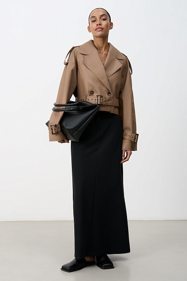 Жакет-косуха из экокожи