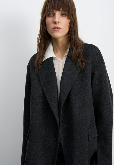 Жакет на запах из 100% шерсти