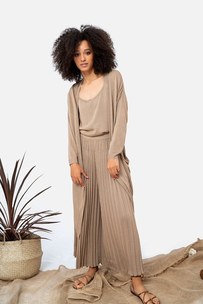 Длинный кардиган из вискозы