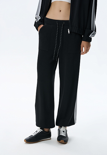 Брюки-джоггеры из вискозы