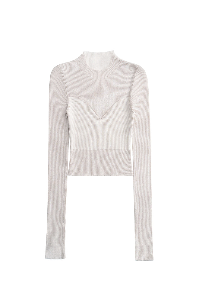 Топ с комбинированной вязкой