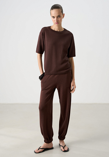 Трикотажная хлопковая футболка