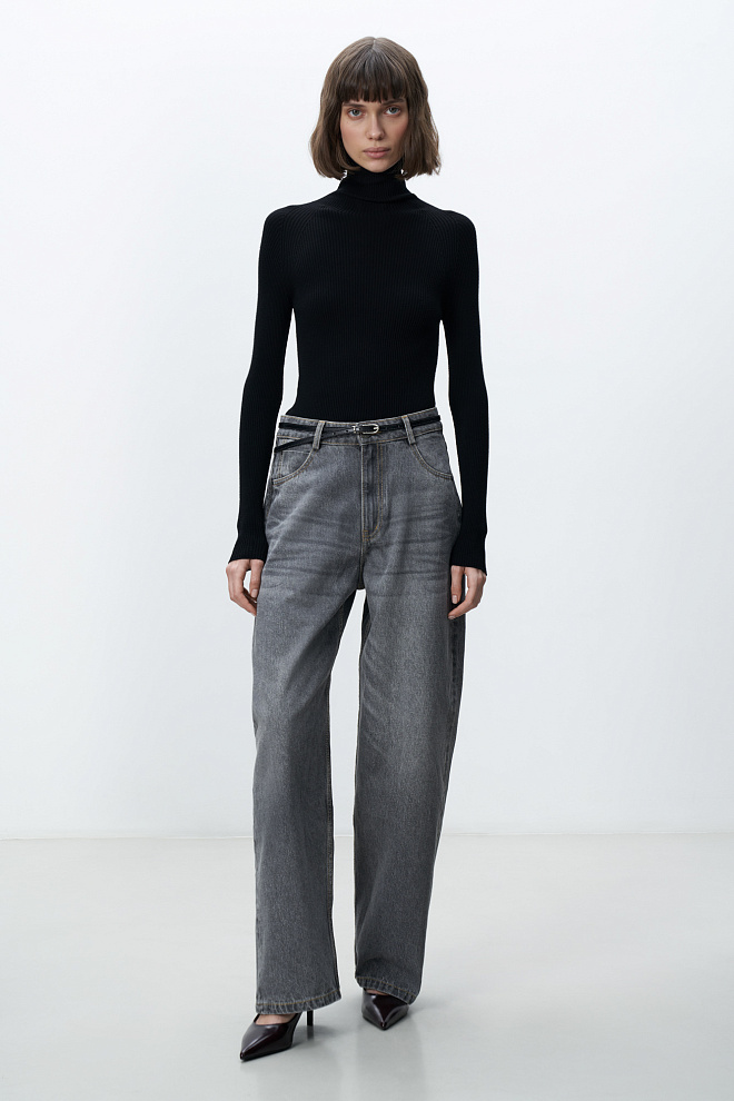 Прямые джинсы из 100% хлопка