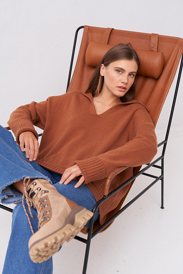 Трикотажный джемпер из шерсти