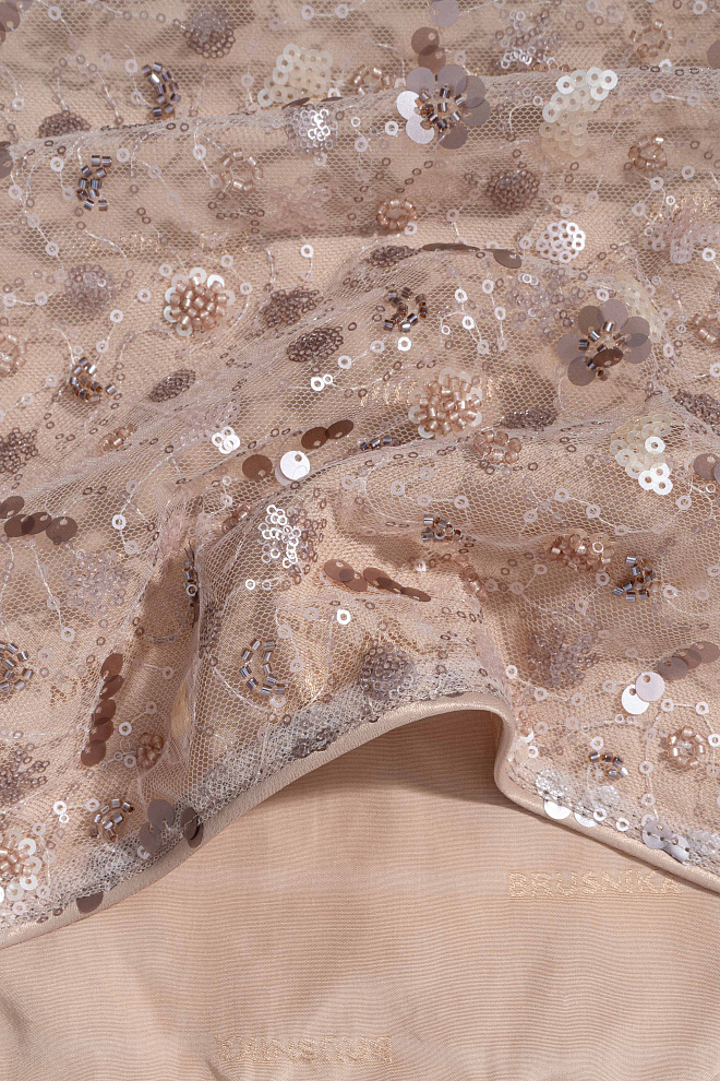 Юбка мини с пайетками