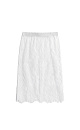Юбка длины мини из тонкого кружева. Модель с застежкой на скрытую молнию. Изделие выполнено без подкладки. 