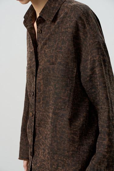 Рубашка изо льна