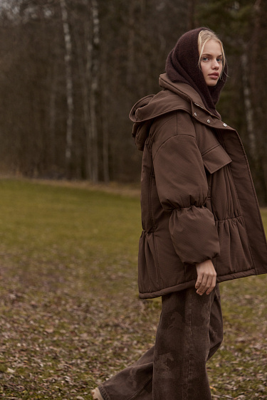 Косынка из пуха лисы