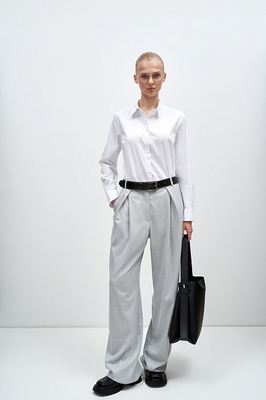 Классическая рубашка из хлопка