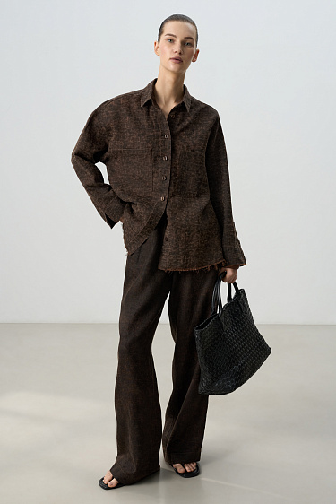 Рубашка изо льна