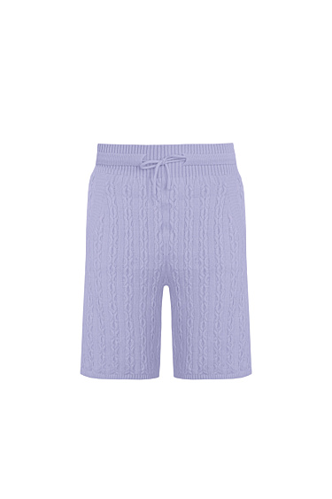 Трикотажные шорты из шерсти с кашемиром