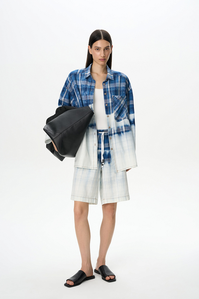 Рубашка тай-дай из 100% хлопка 