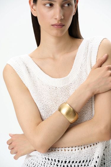 Трикотажный топ с бахромой 