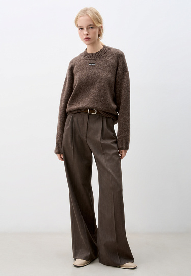 Объемный джемпер с добавлением кашемира