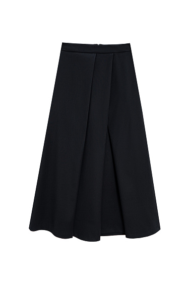 Юбка миди с косыми складками