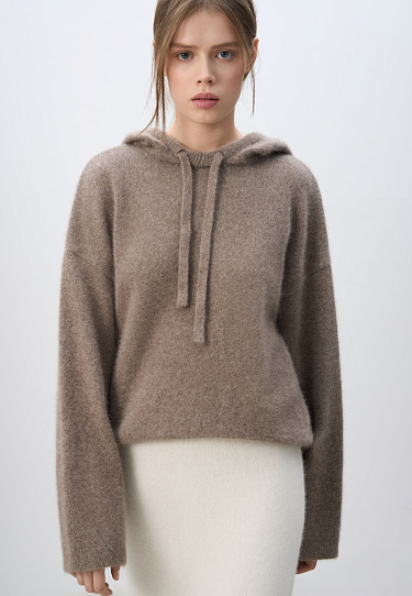 Худи из пуха лисы