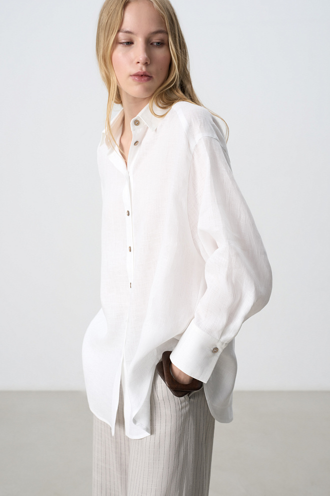 Рубашка из 100% льна
