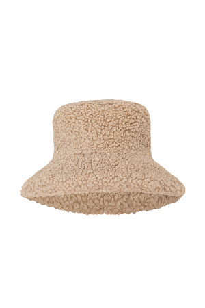 бежевый Панама из экомеха.