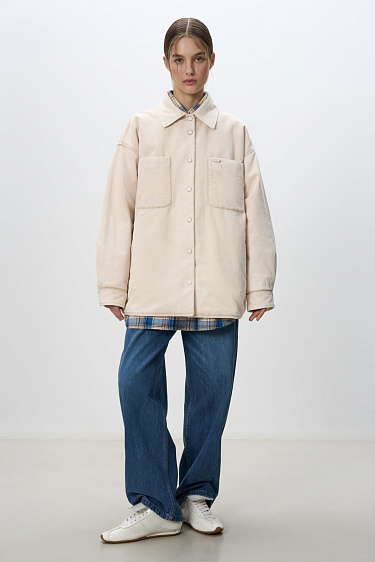 Вельветовая куртка из 100% хлопка