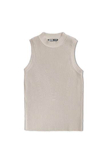 Облегающий топ в мелкий рубчик