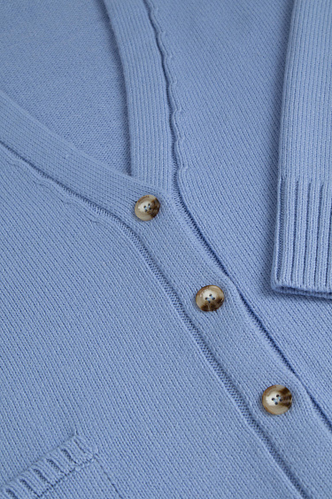 Удлиненный кардиган из шерсти