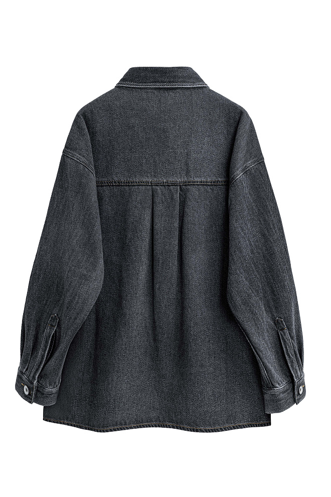 Джинсовая рубашка с нагрудными карманами