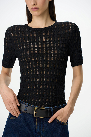 Трикотажная футболка из вискозы