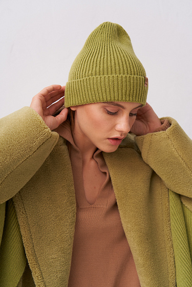 Трикотажная шапка из шерсти Альпака