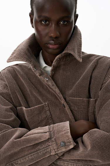 Вельветовая куртка из хлопка