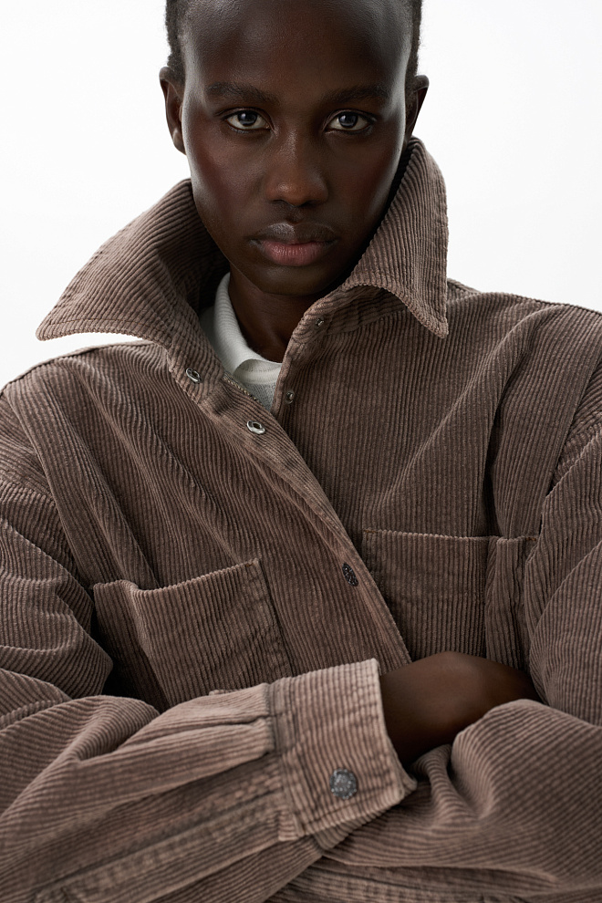 Вельветовая куртка из хлопка