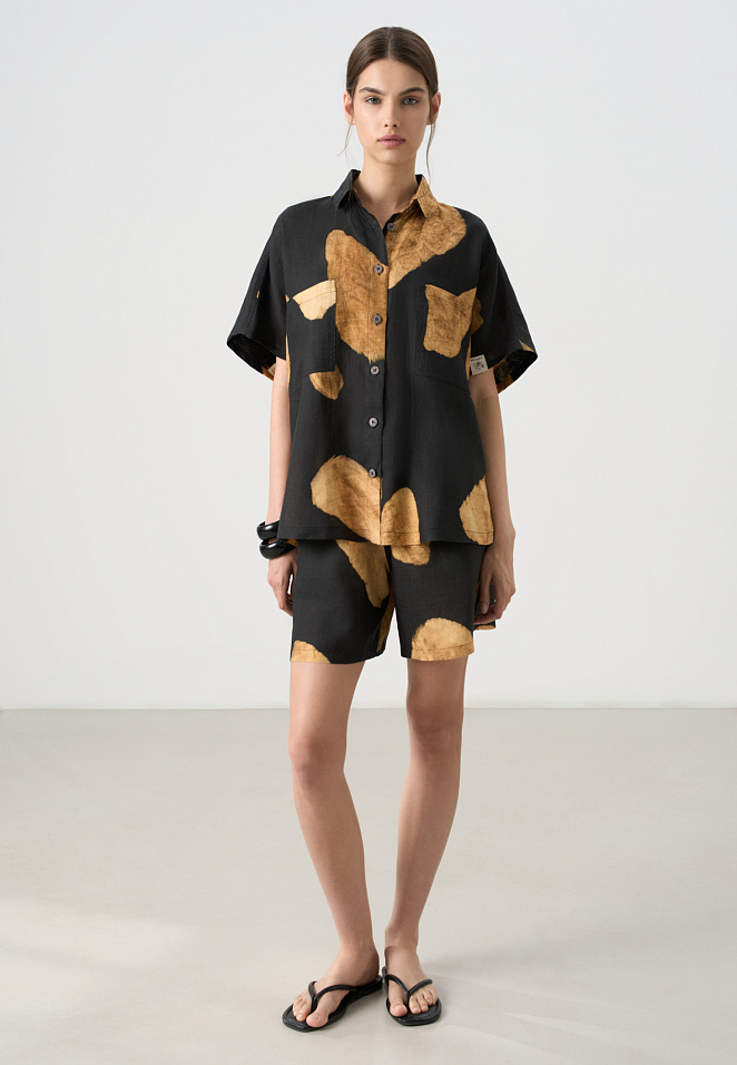 Костюм из 100% льна