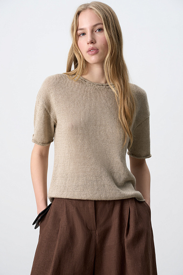 Футболка из 100% льна