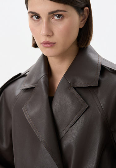 Жакет-косуха из экокожи