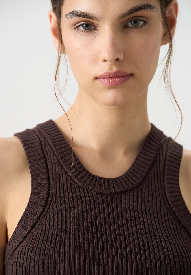 Трикотажный топ из хлопка