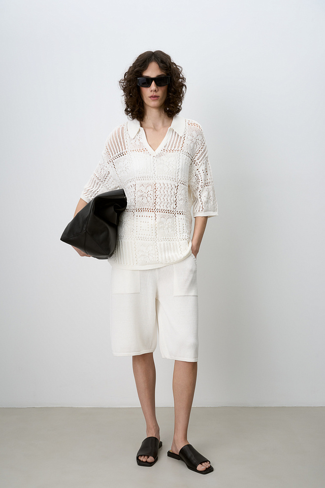 Трикотажные шорты из 100% хлопка