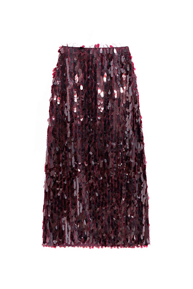 Юбка макси с пайетками